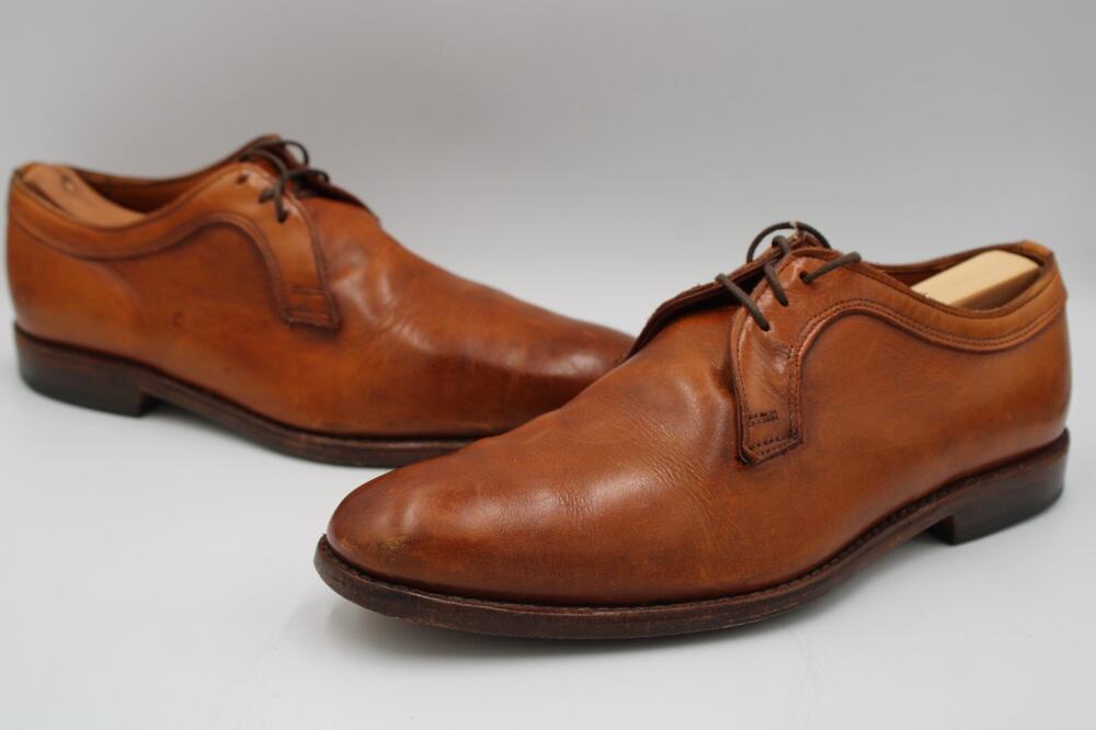 Size 9 B - VTG Allen Edmonds Grantham 8031 Men’s Leather Derby Dress Shoes USA